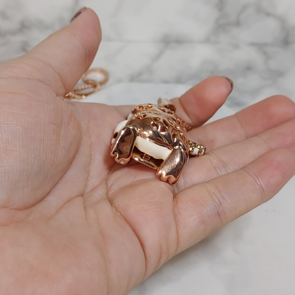 Lucky Cat Rhinestone Necklace - Picture 7 of 7